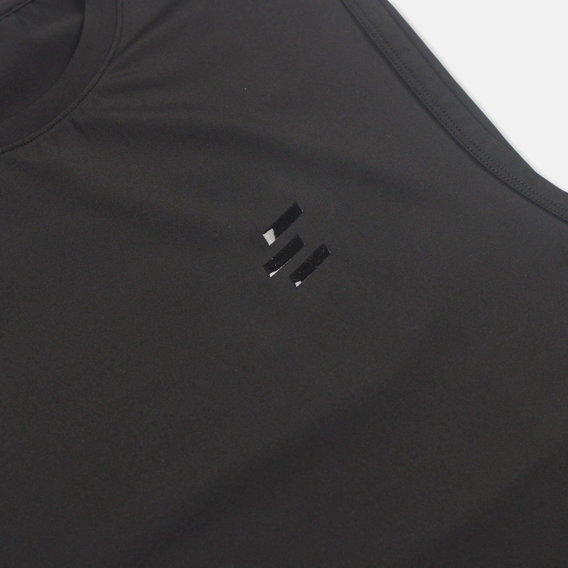 black tank top front detail