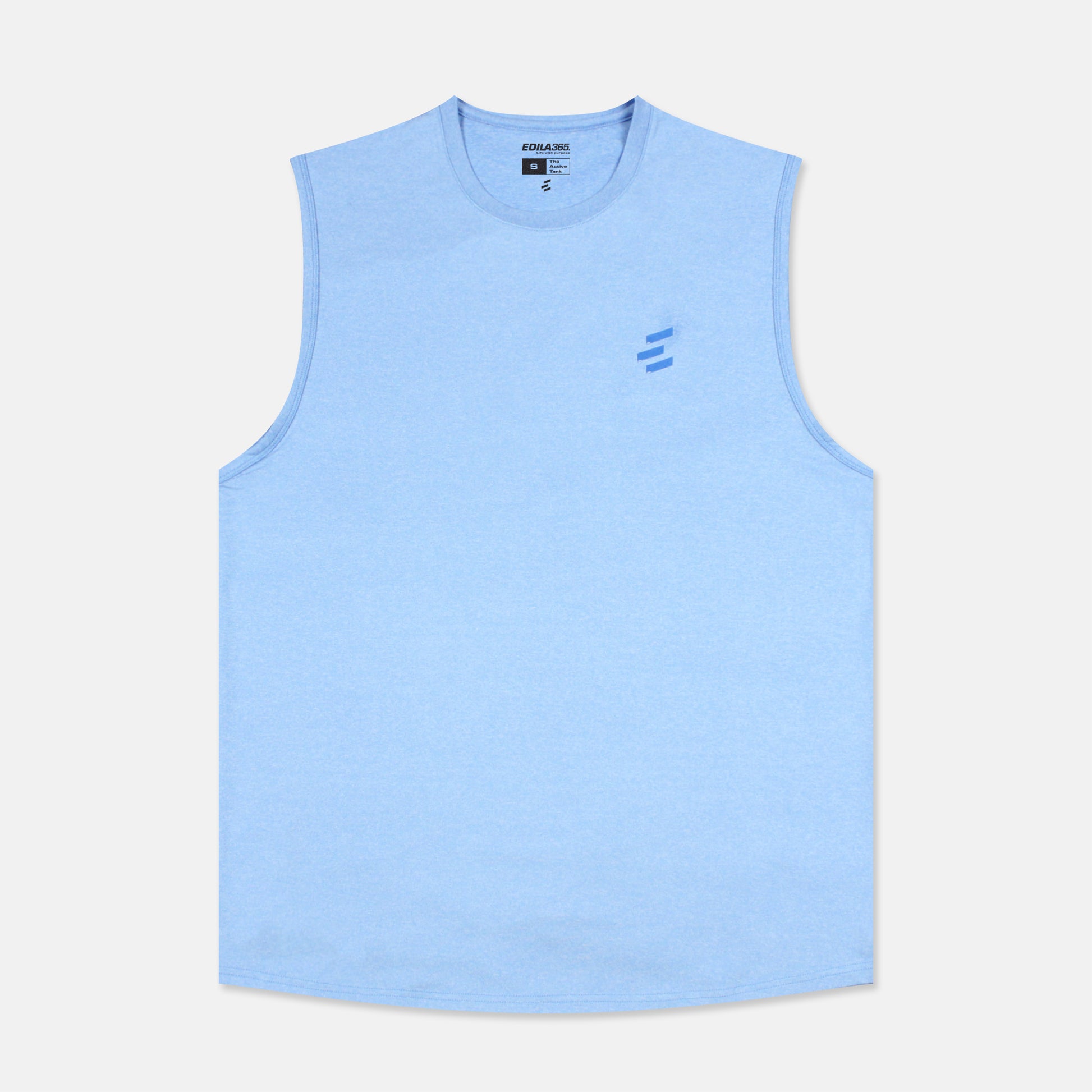 blue tank top front
