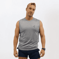 grey tank top